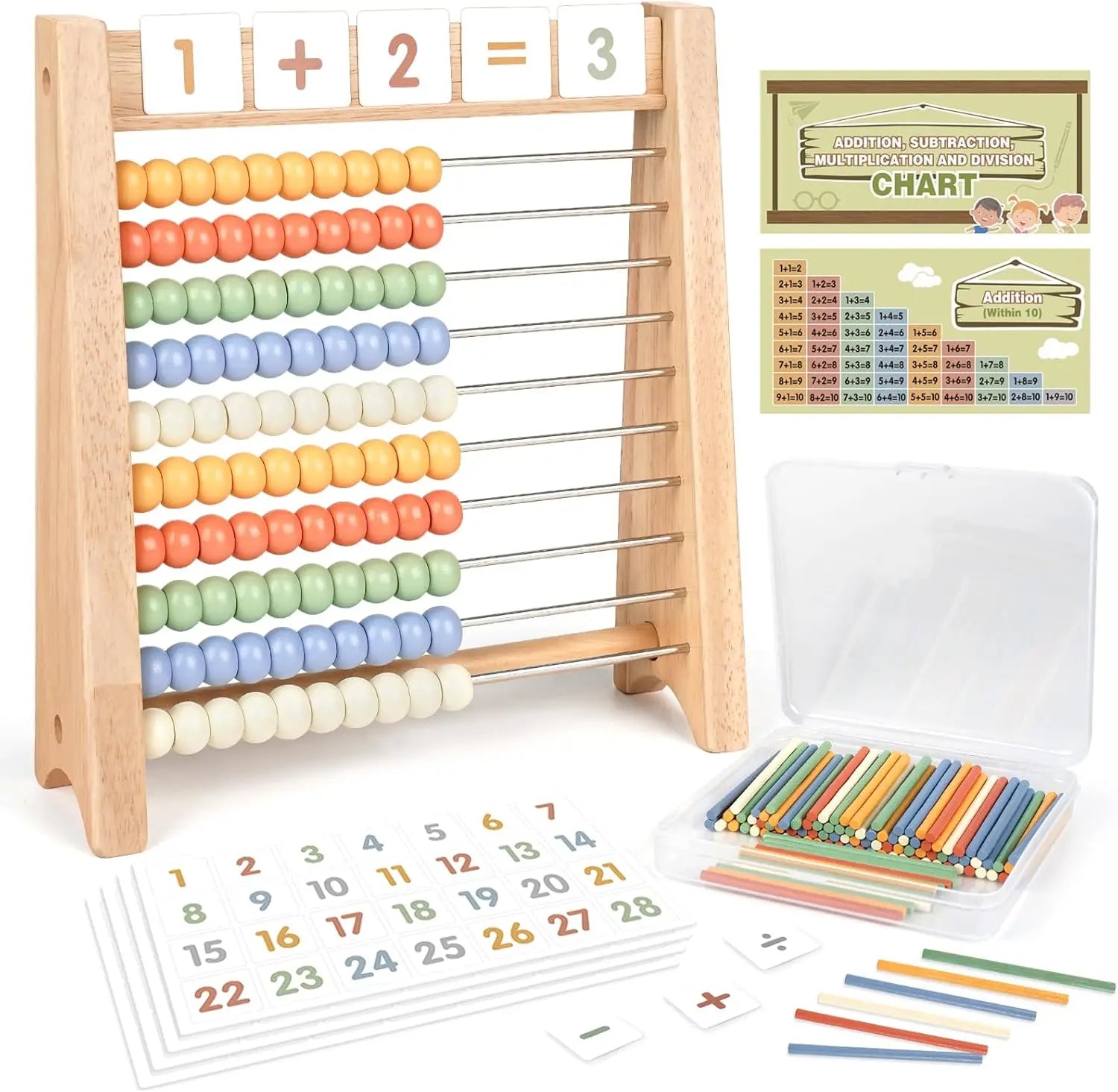 Wooden Abacus for Kids Math