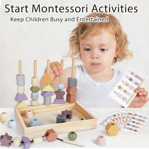 Educational Stacking & Threading Toys for Toddlers