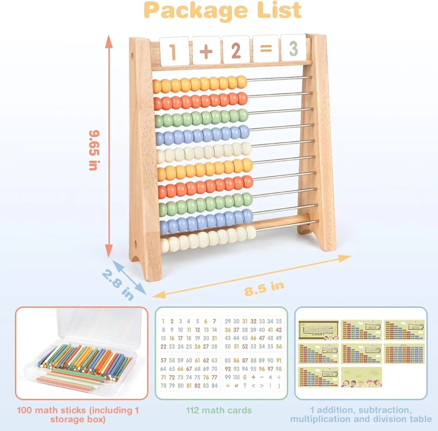 Wooden Abacus for Kids Math