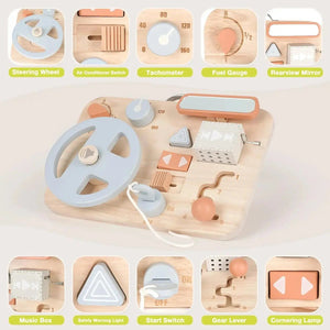 Car Dashboard Busy Board for Toddler