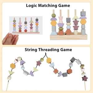 Educational Stacking & Threading Toys for Toddlers