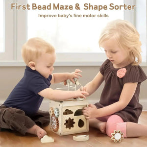Educational Activity Cube for Toddlers 1-3