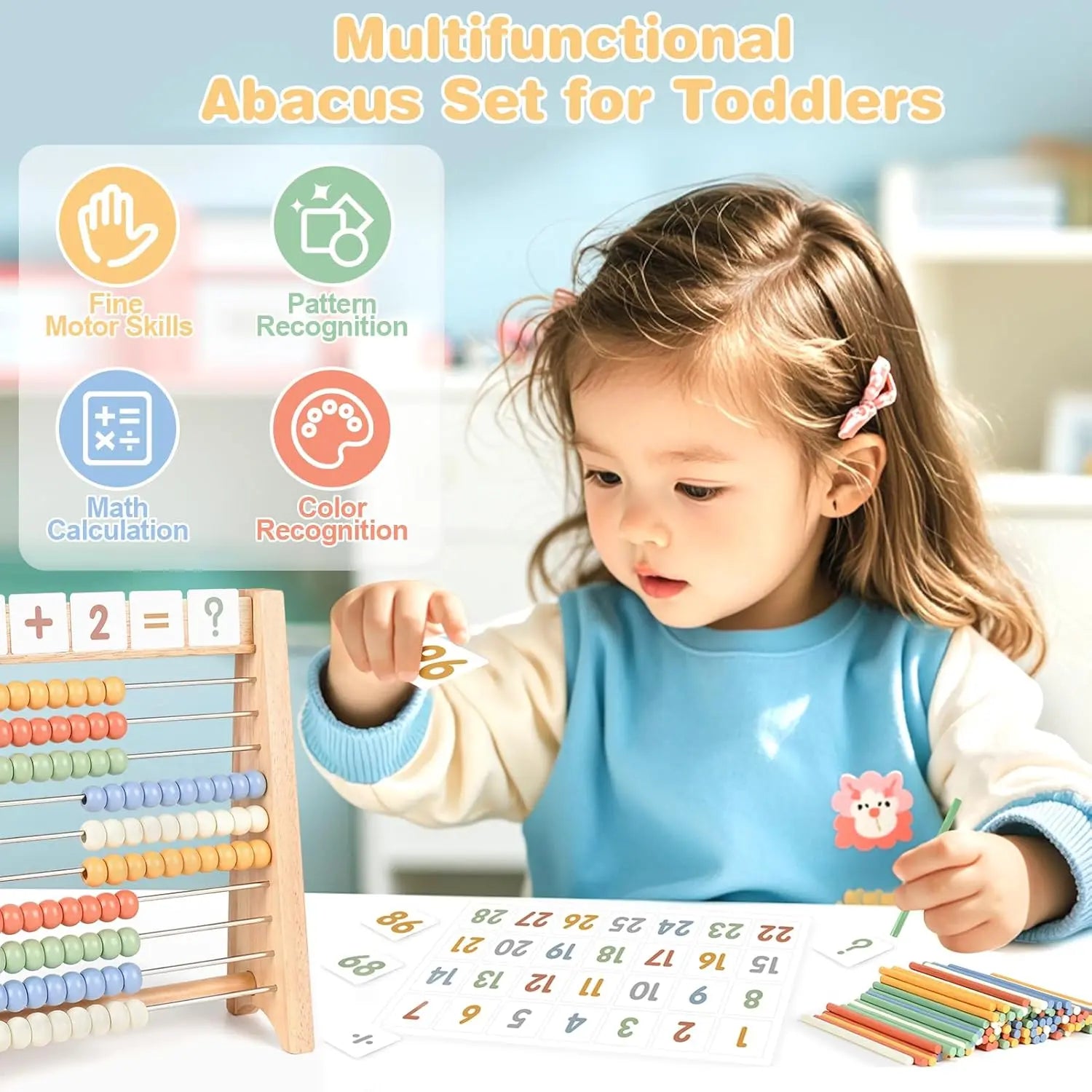 Wooden Abacus for Kids Math