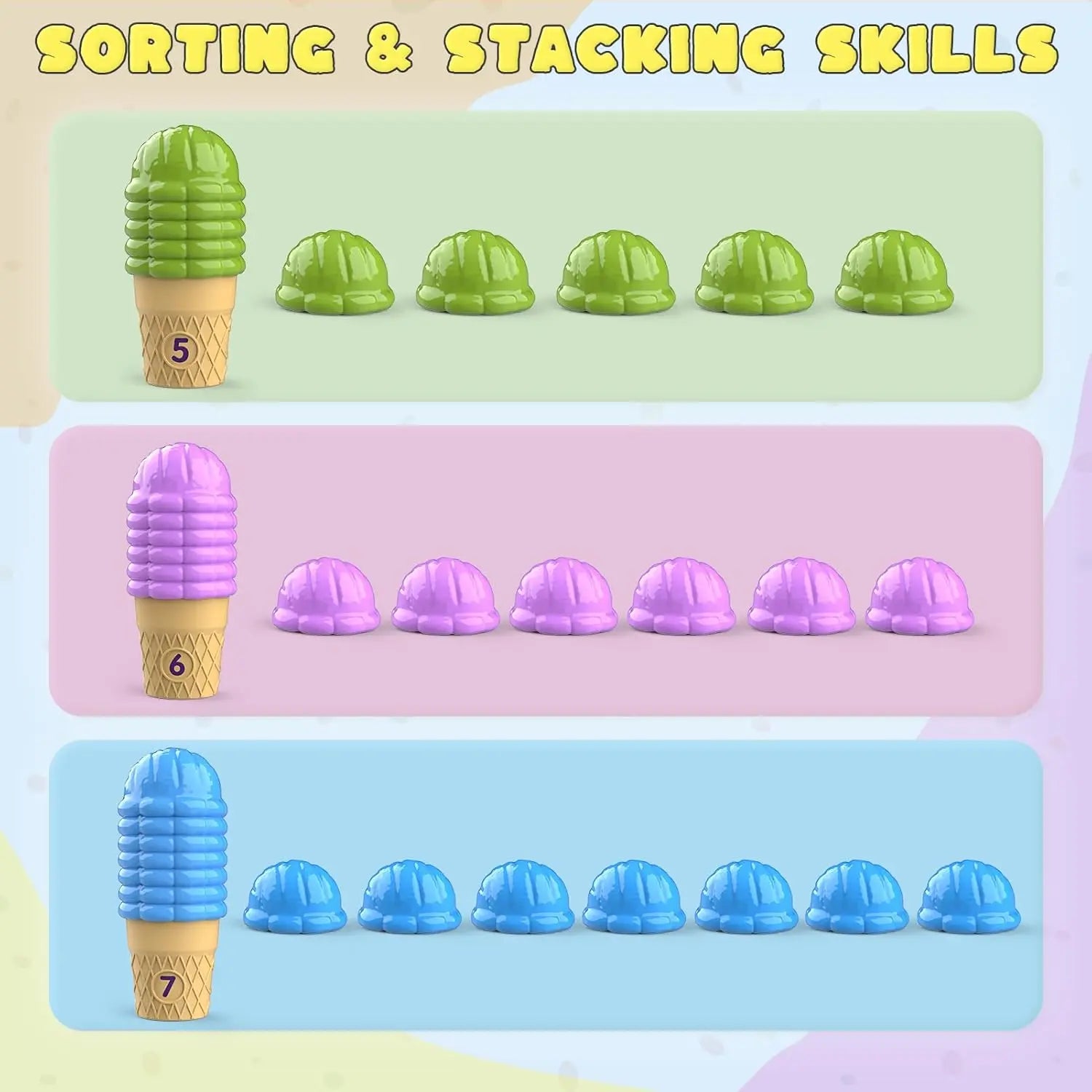 Montessori Math Learning Set for Toddlers