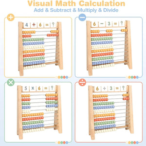 Wooden Abacus for Kids Math