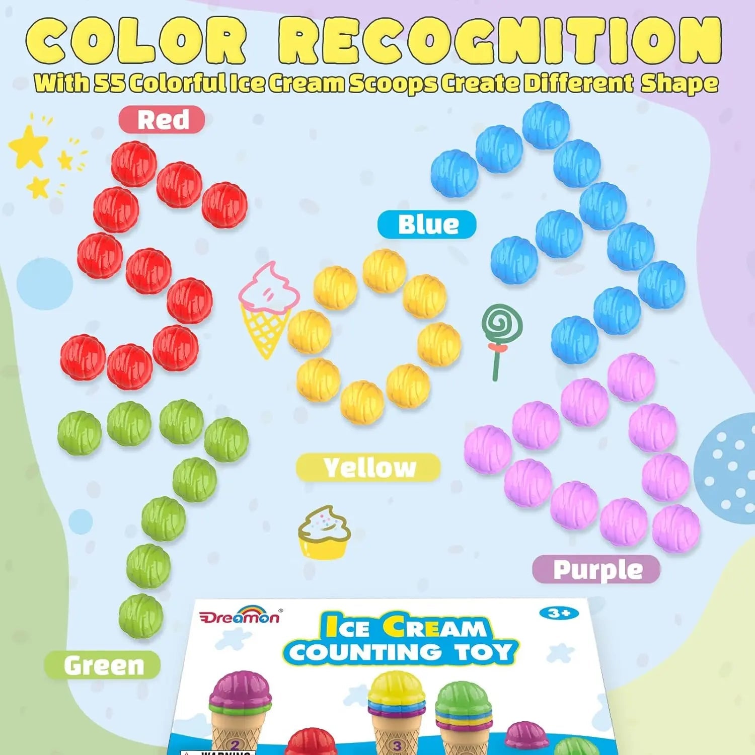 Montessori Math Learning Set for Toddlers