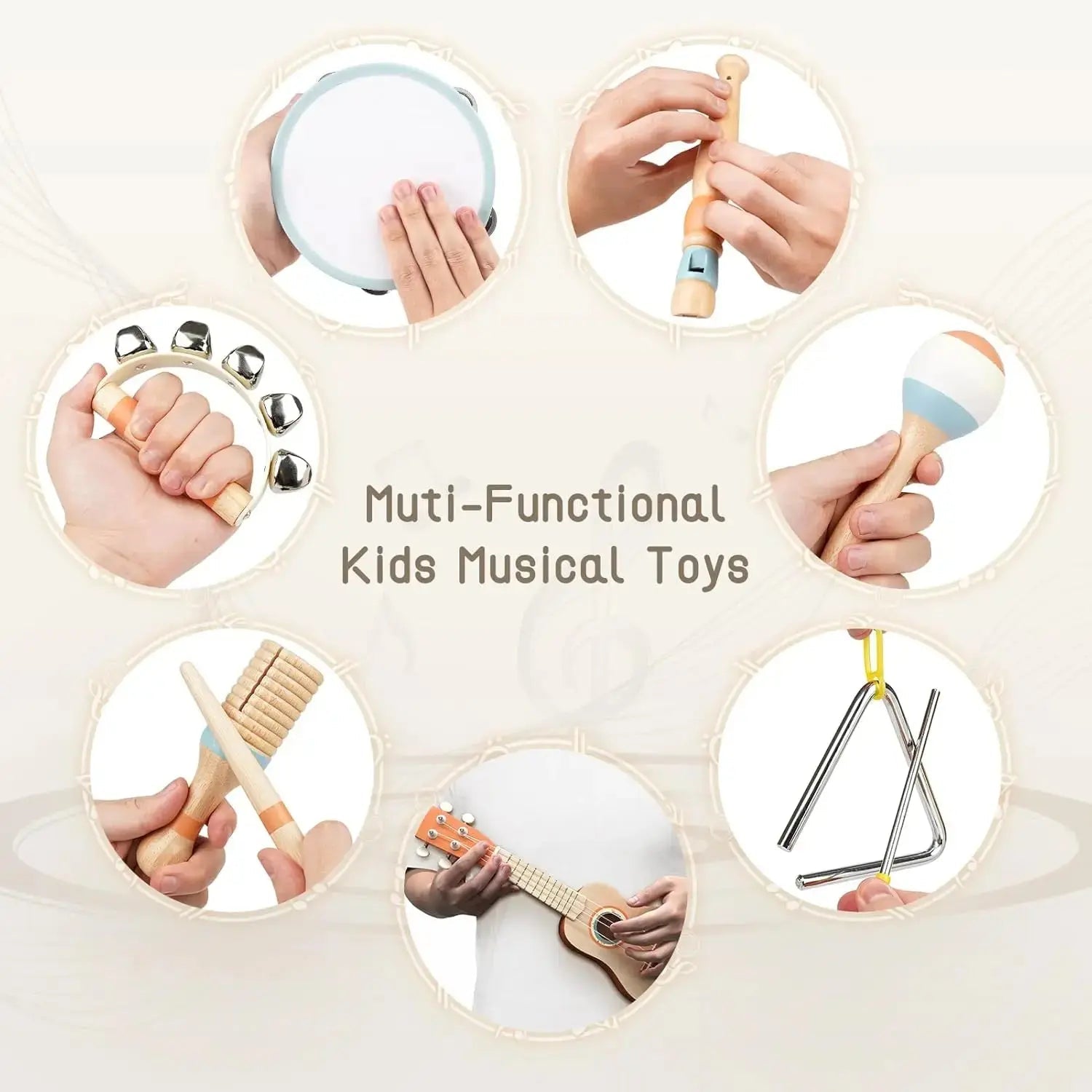 7 in 1 Musical Instruments for Toddlers