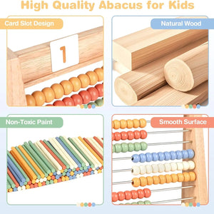 Wooden Abacus for Kids Math