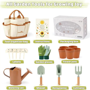 Garden Tools Kit for Kids Hands On Play
