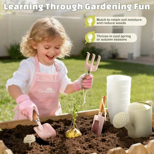 Gardening Tool Set for Kids Outdoor Play