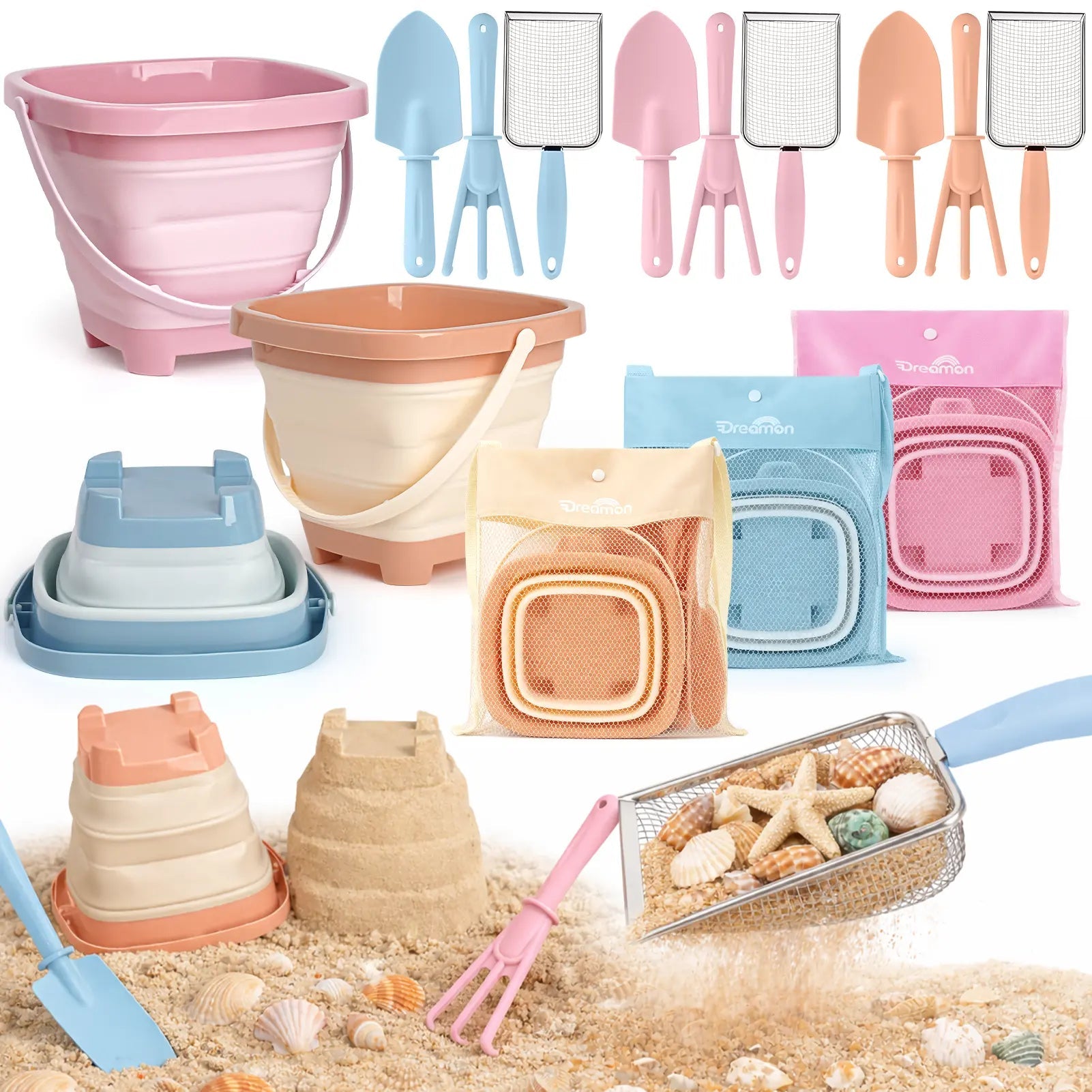 Sand Sifting & Shell Collecting Kit for Kids