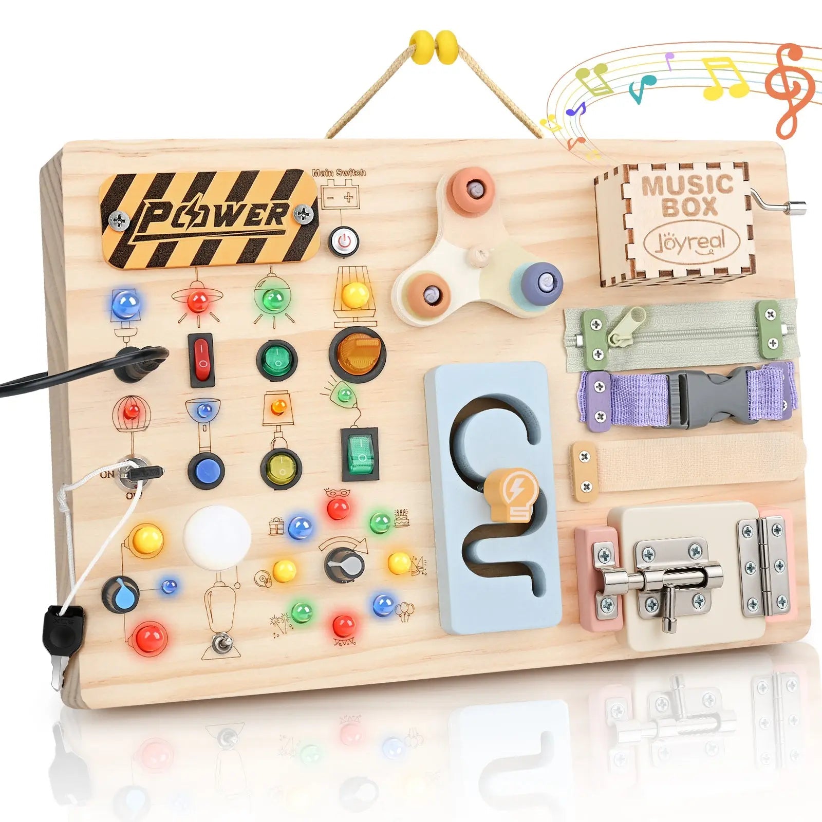 Montessori Busy Board for Early Learning Kids