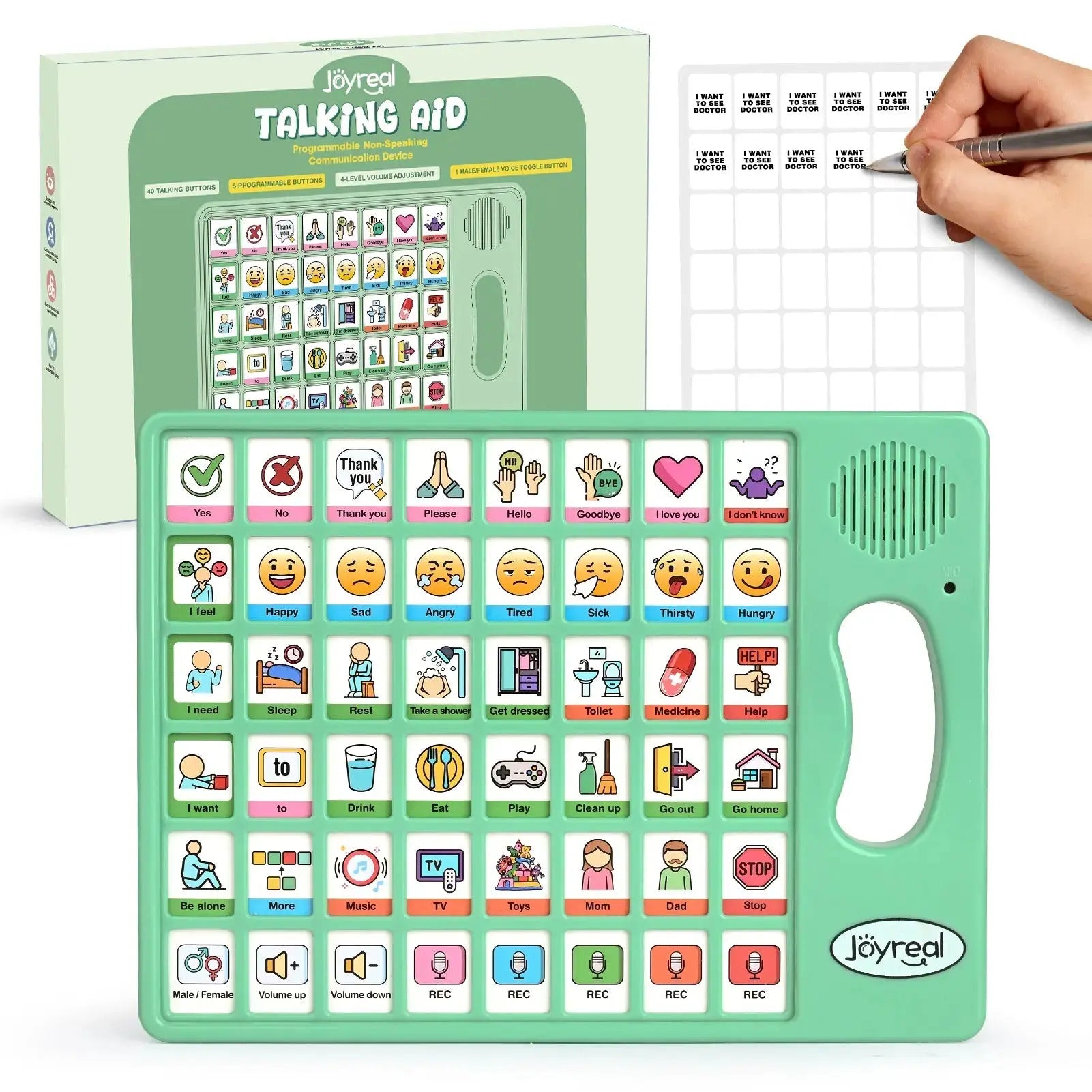 Sentence-Building AAC Device 3.0 Plus, Language Learning Communication Board