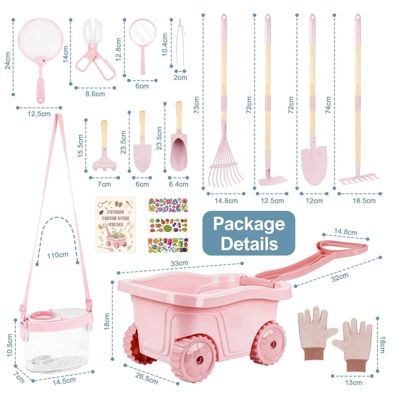 Premium Gardening Toys, Bug Catcher Kit for Outdoors & Planting