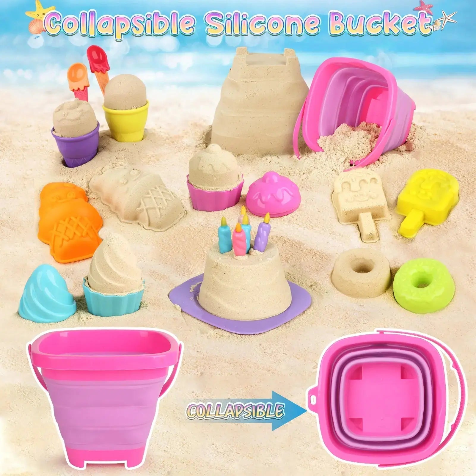 Ice Cream Beach Toys for Kids 3–10