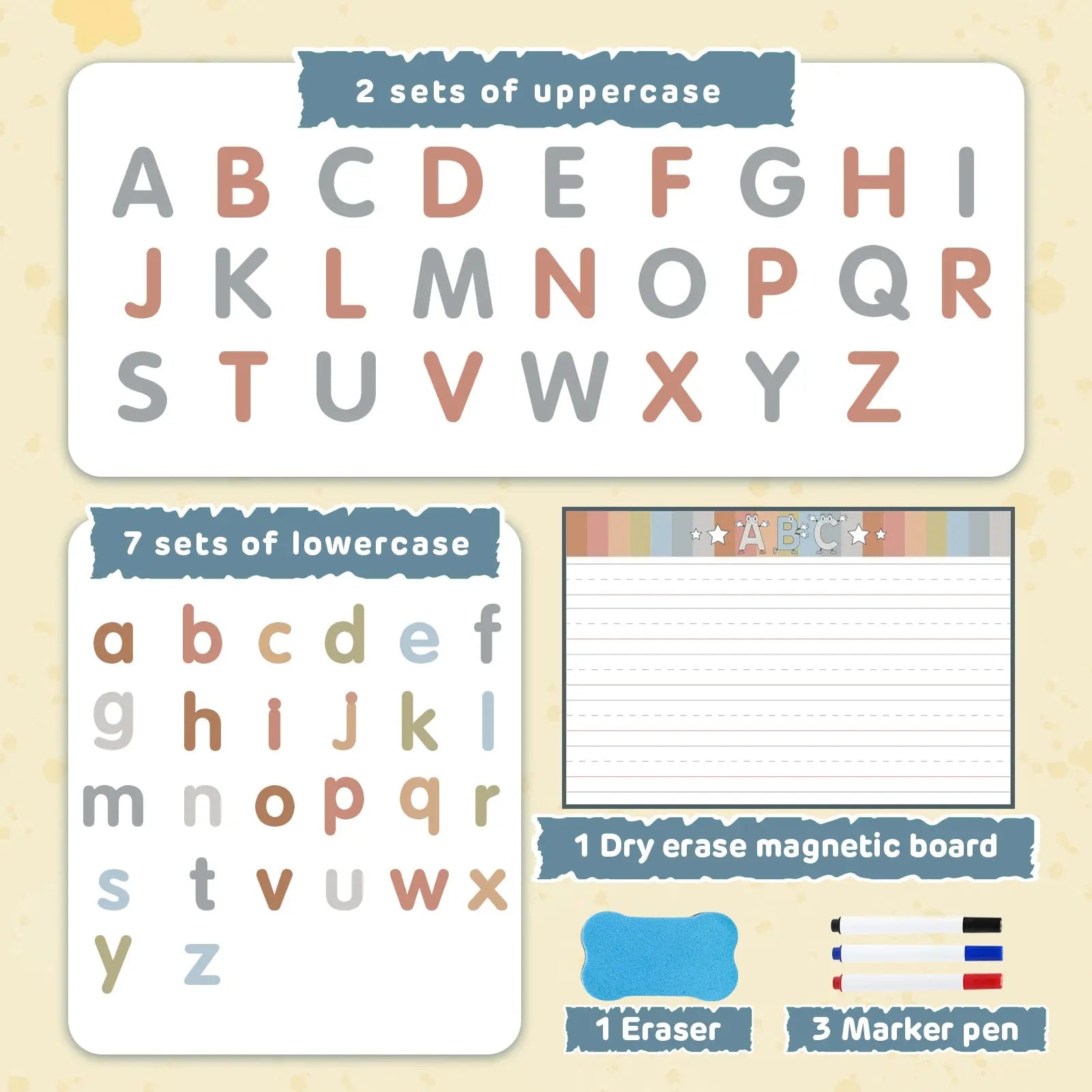 ABC Magnetic Letters for Toddlers and Preschool