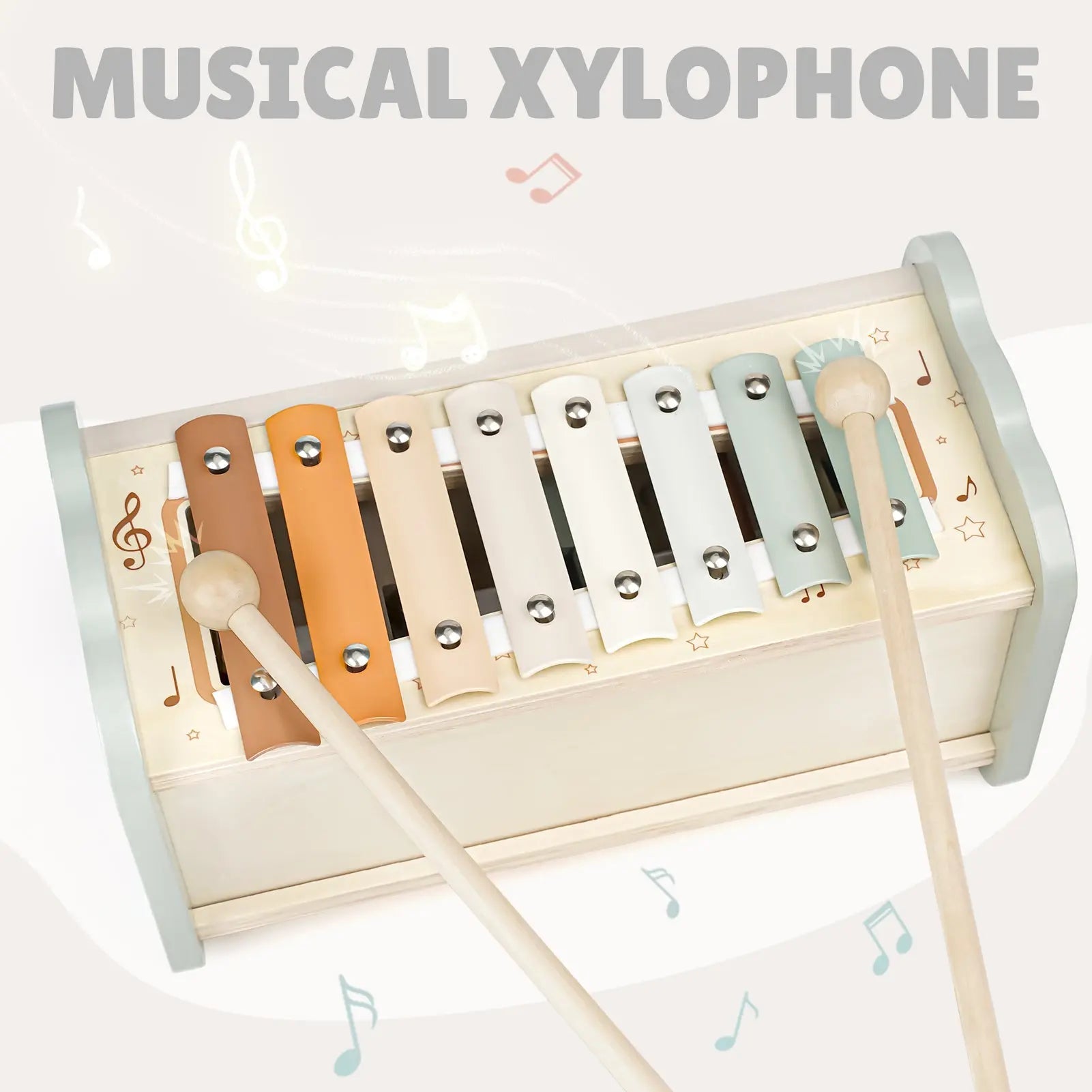 Xylophone and Fishing Game Sensory Set for Kids