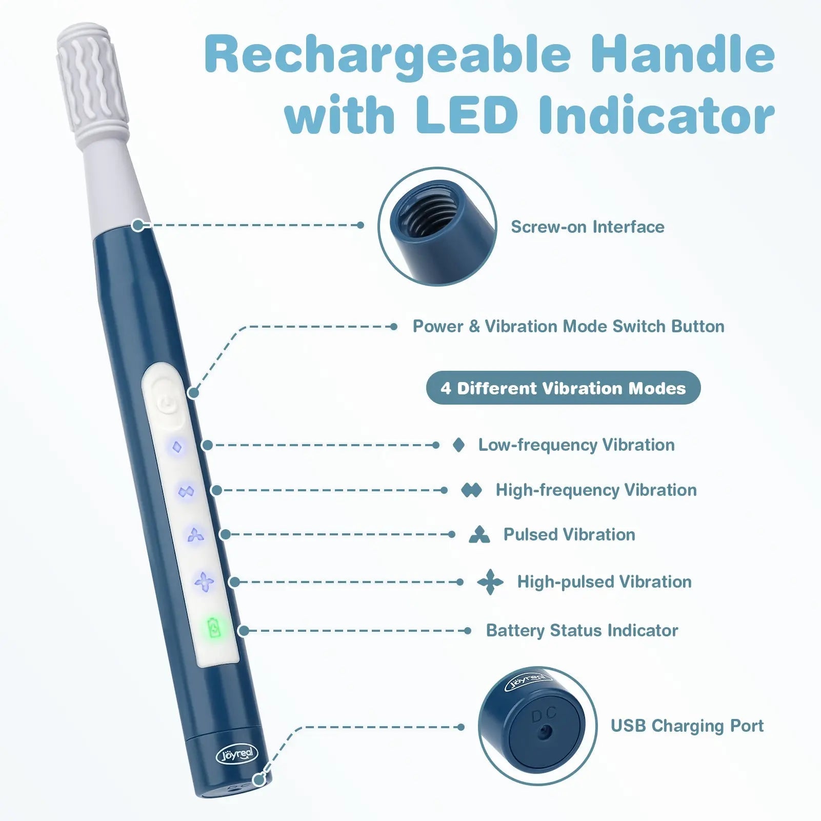 Oral Motor Sensory Tool – 4 Modes, 7 Tips for Speech & Feeding Support