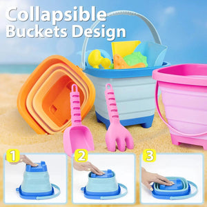 Sand Castle Beach Toys for Kids 3–10