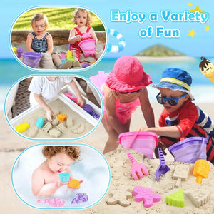 Sand Play Travel Kit for Kids Ages 3–10