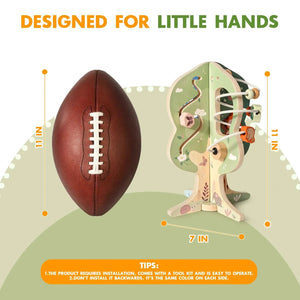 8-in-1 Wooden Activity Cube for 1-3 Year Olds