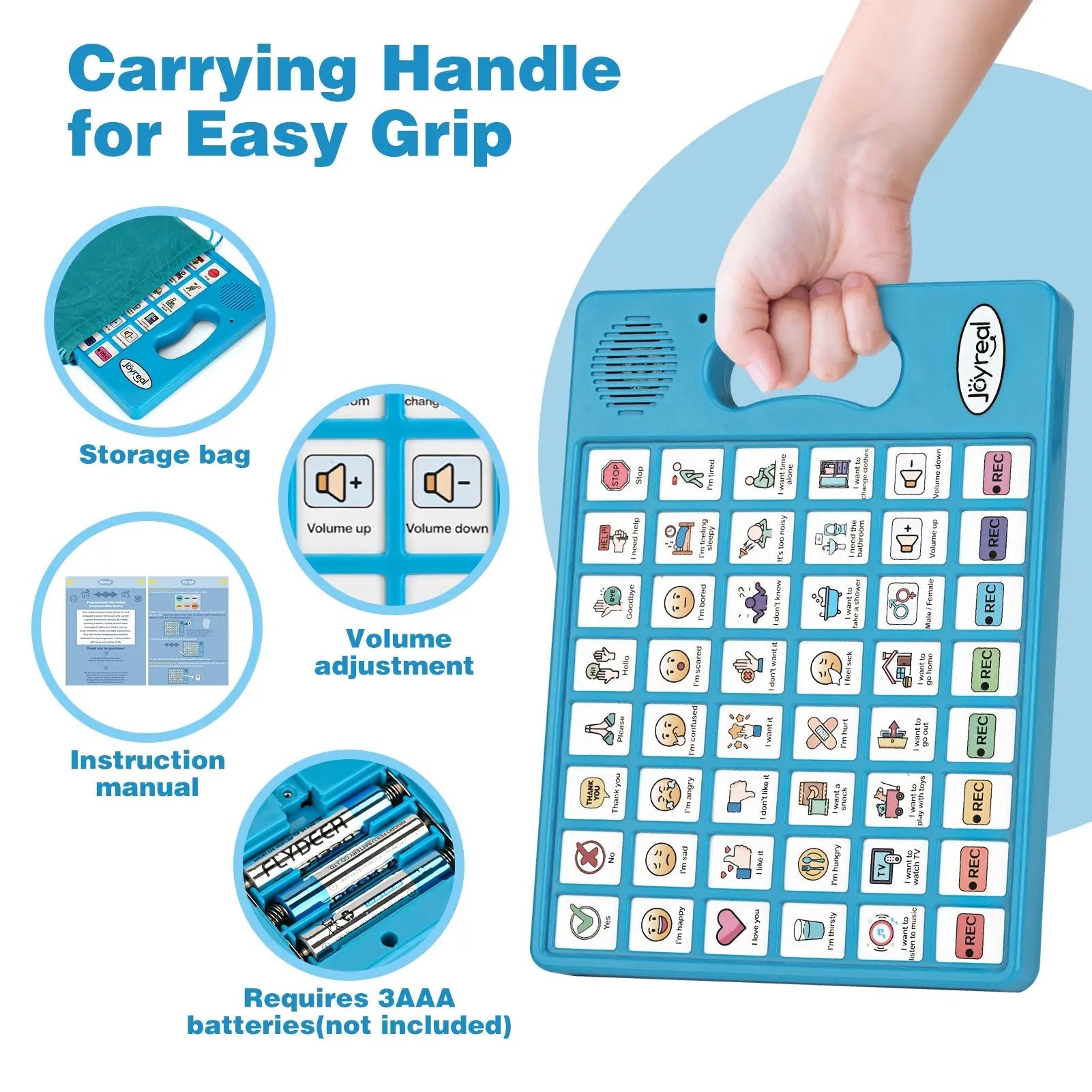 Plus AAC Communication Board for Speech Support Language Learning