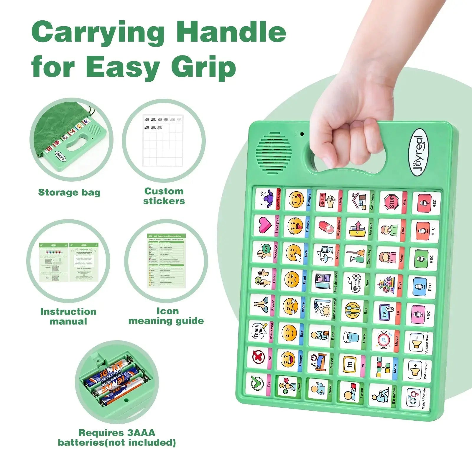 Sentence-Building AAC Device 3.0 Plus, Language Learning Communication Board