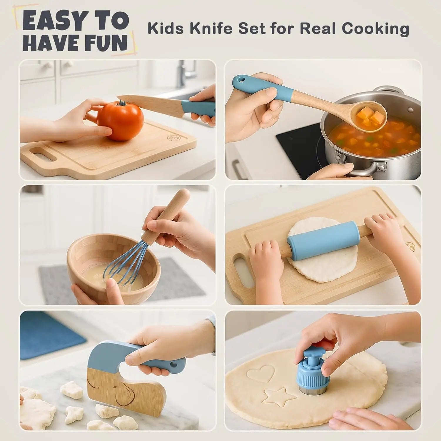 Montessori Cooking Set for 3-12 Year Olds