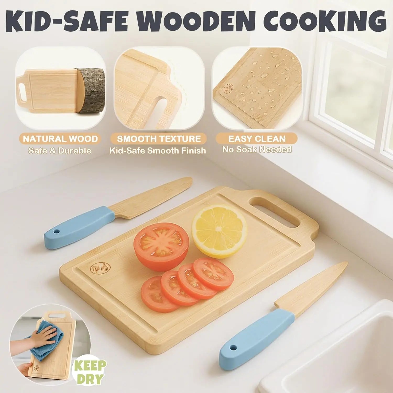 Montessori Cooking Set for 3-12 Year Olds