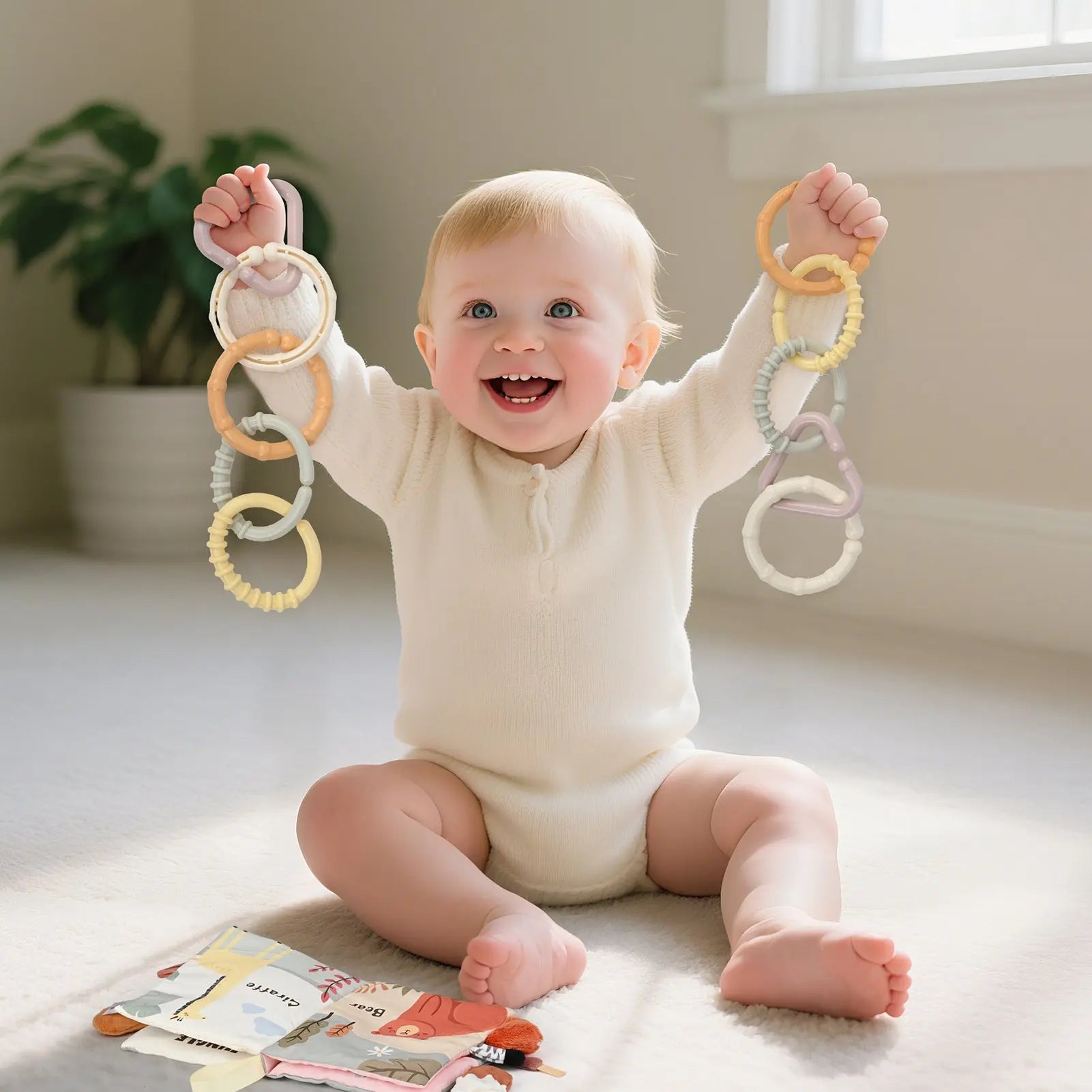 Spiral Car Seat Toy Set – Travel Toy for Newborns & Infants