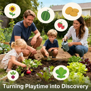 Kids Gardening & Bug Catcher Kit Wooden Planting Toys