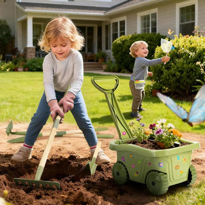 Kids Gardening & Bug Catcher Kit Wooden Planting Toys