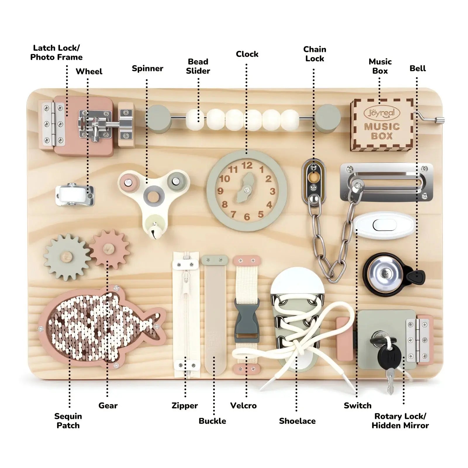 Large Multi-Activity Sensory Board