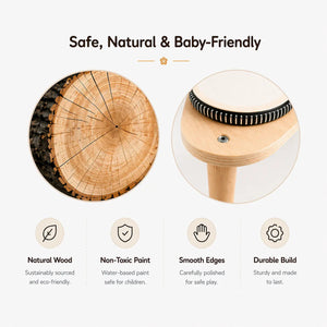 Little Beat Makers – Wooden Music Table & Drum Set