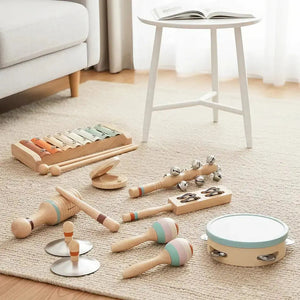 Wooden Musical Instruments Set for Toddlers
