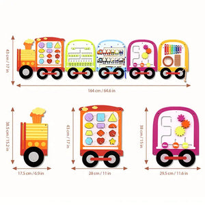 Wall-Mounted Sensory Busy Board for Early Learning