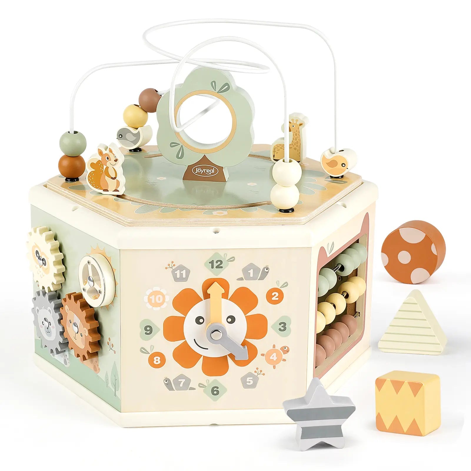 Wooden Activity Cube 11-in-1 Montessori Toys for 18M - 4YS