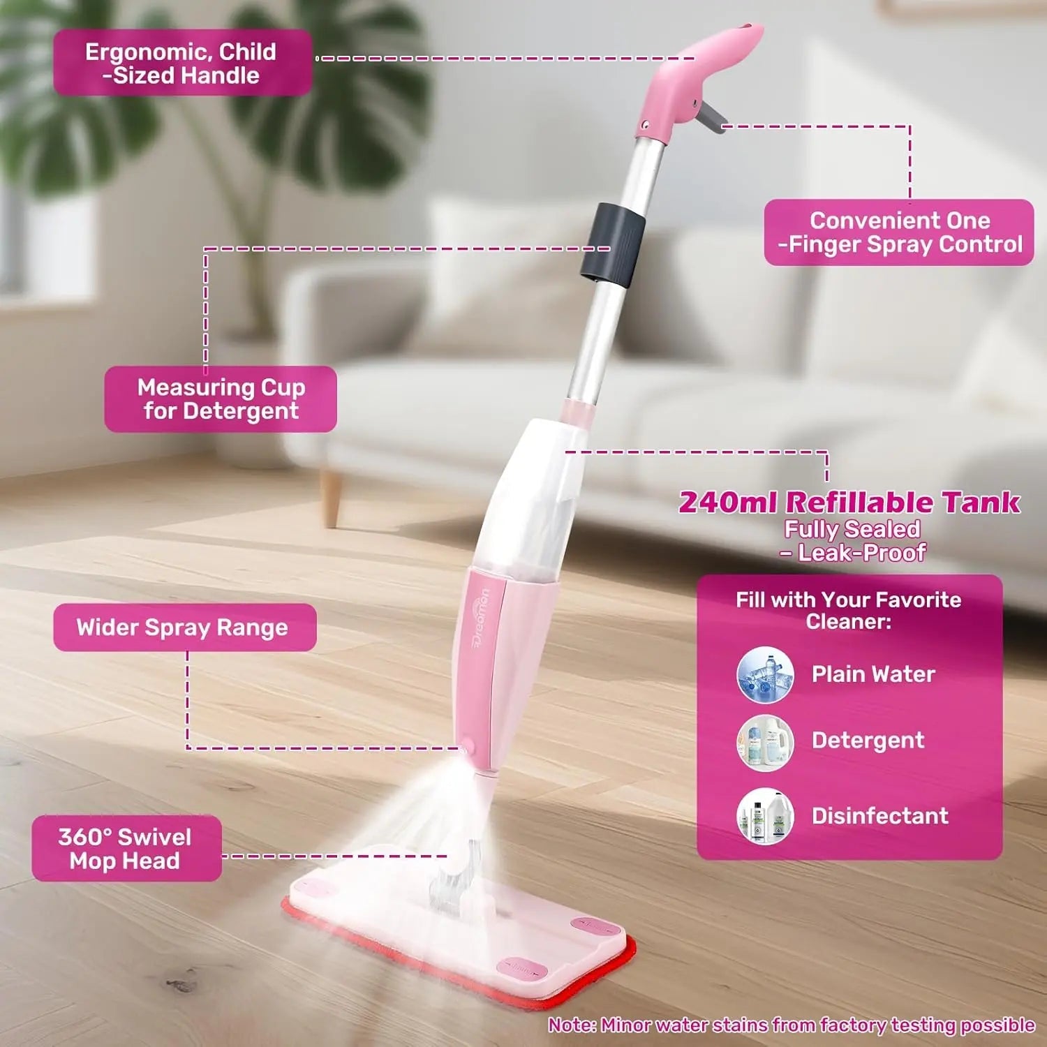 Montessori Spray Mop Toy for Kids