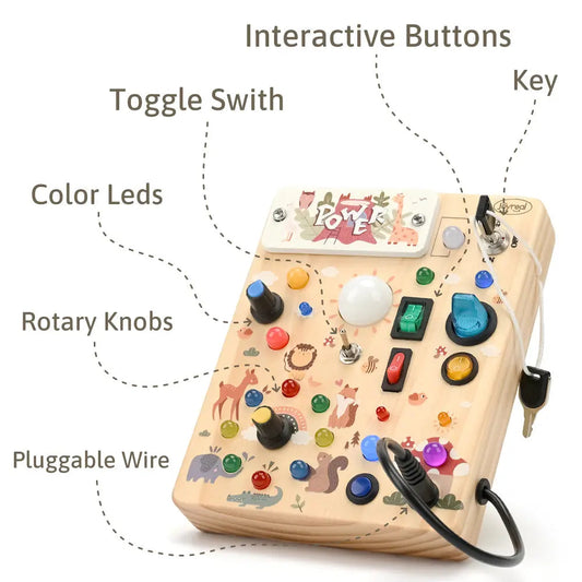 Forest LED Busy Board for Kids