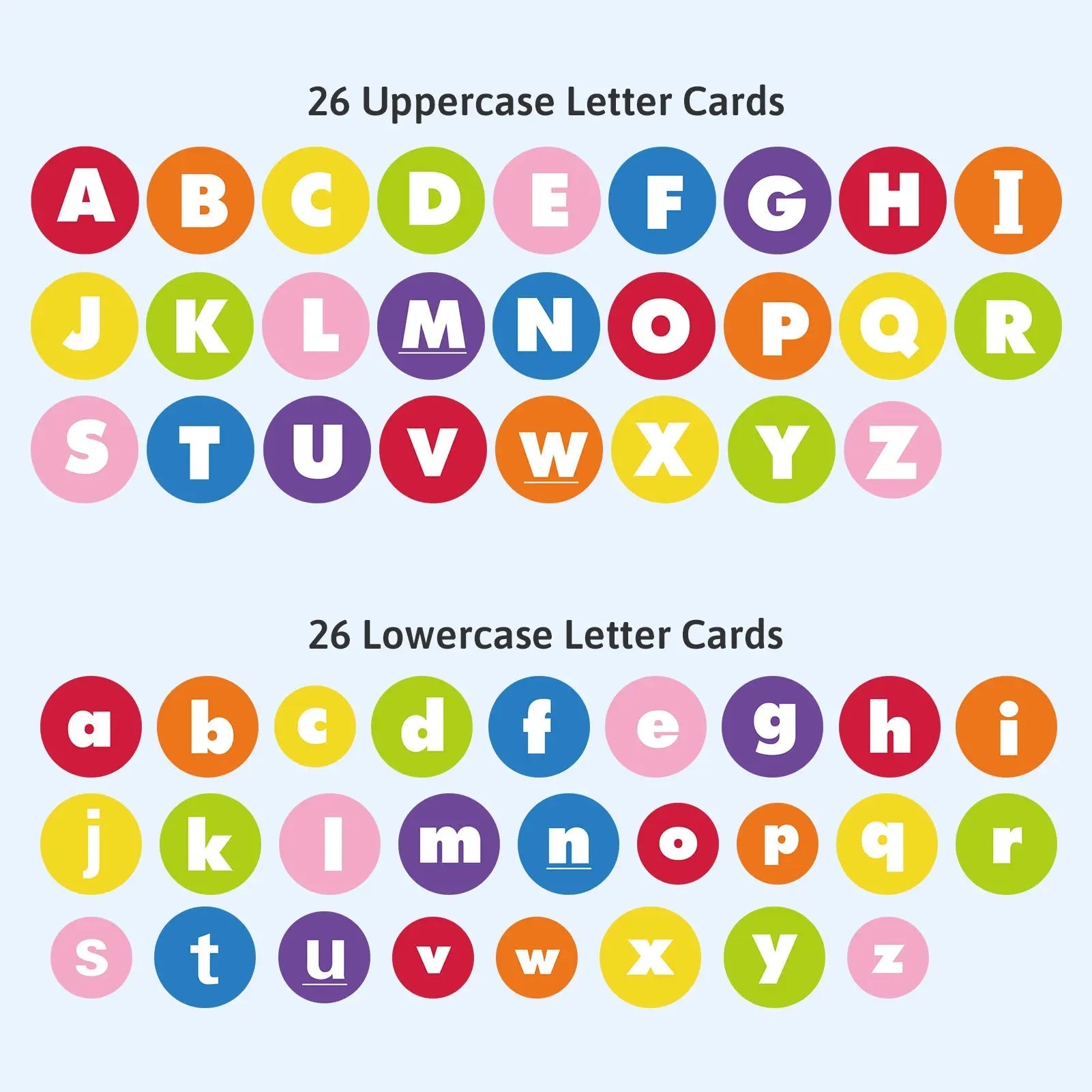 Alphabet Learning Flash Cards for Toddlers