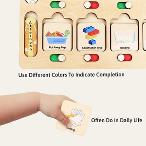 Montessori Visual Schedule for Kids 3-6 Years