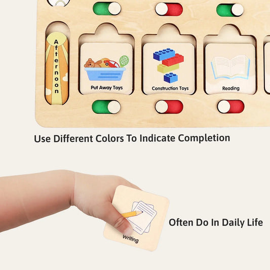 Montessori Visual Schedule for Kids 3-6 Years