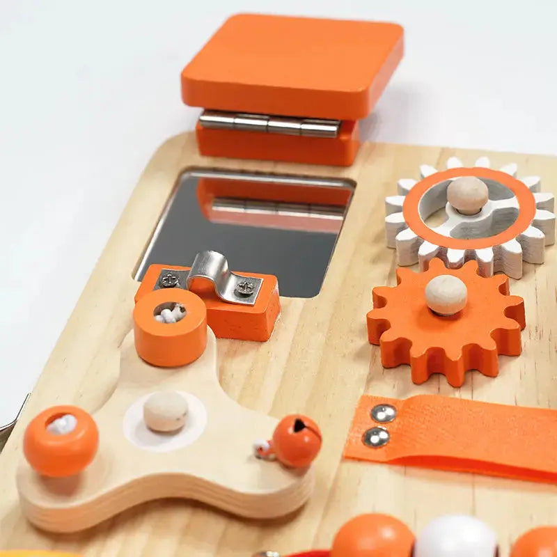 Montessori Sensory Busy Board for Toddlers