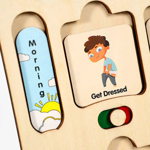 Montessori Visual Schedule for Kids 3-6 Years