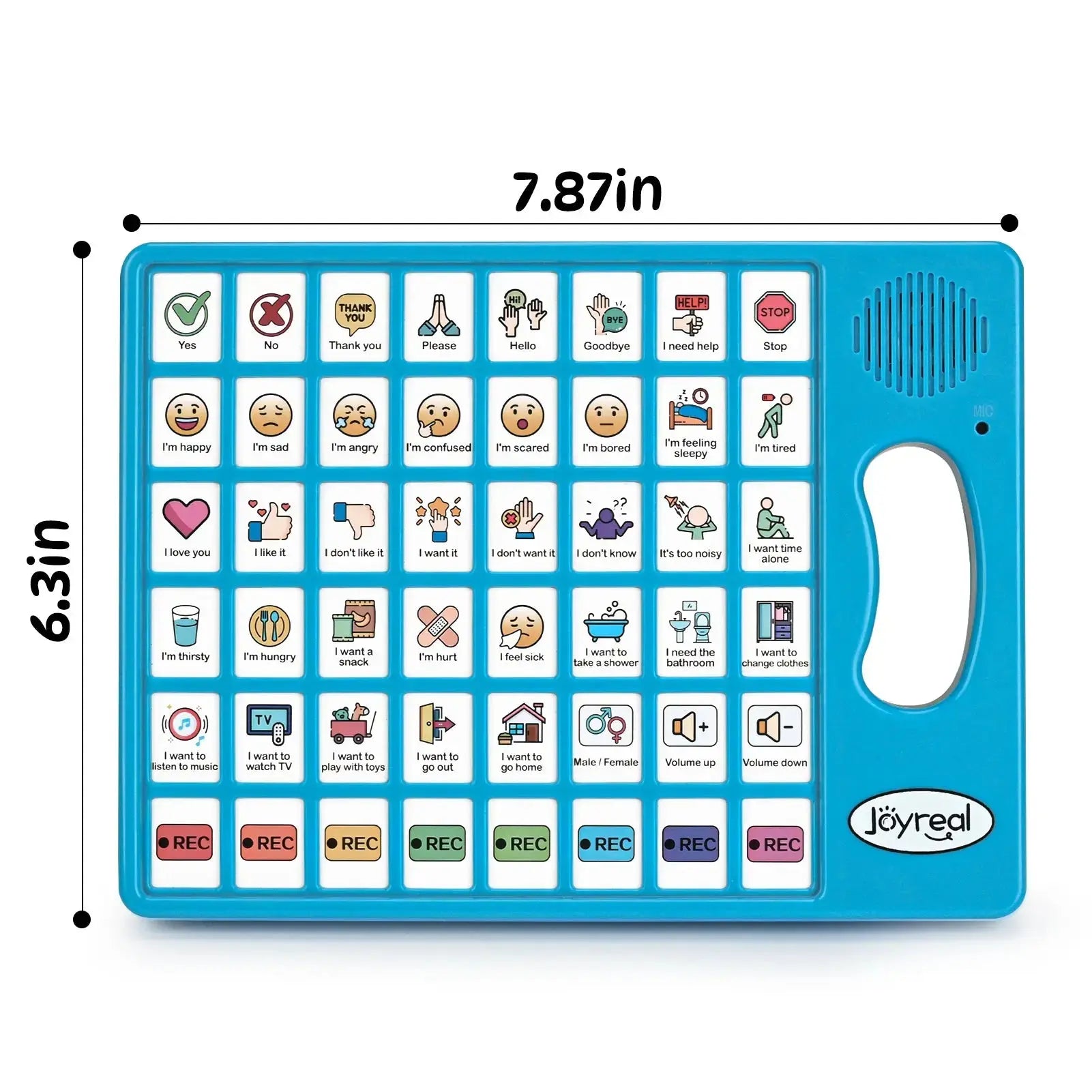 Plus AAC Communication Board for Speech Support Language Learning