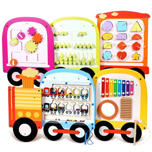 Wall-Mounted Sensory Busy Board for Early Learning