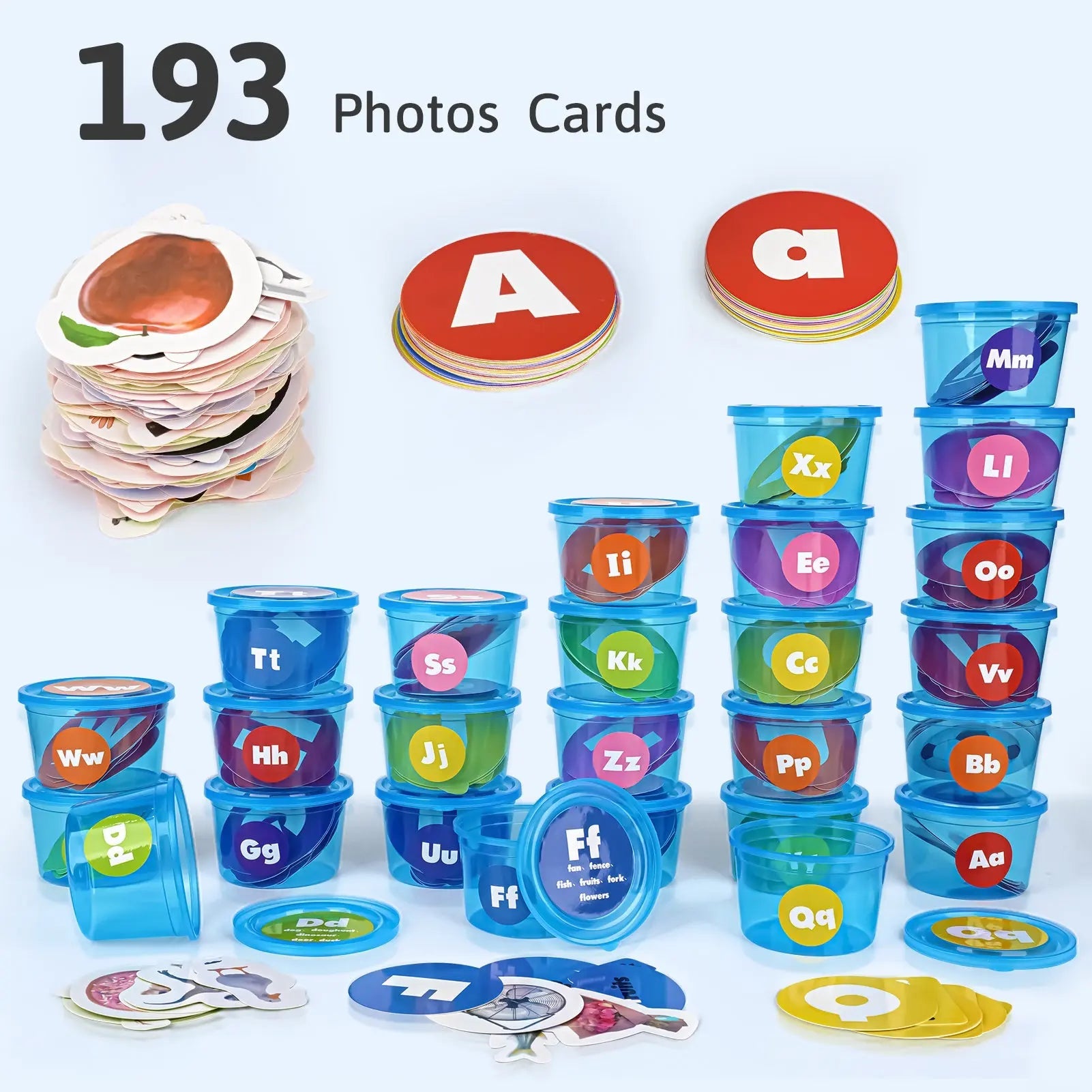 Alphabet Learning Flash Cards for Toddlers