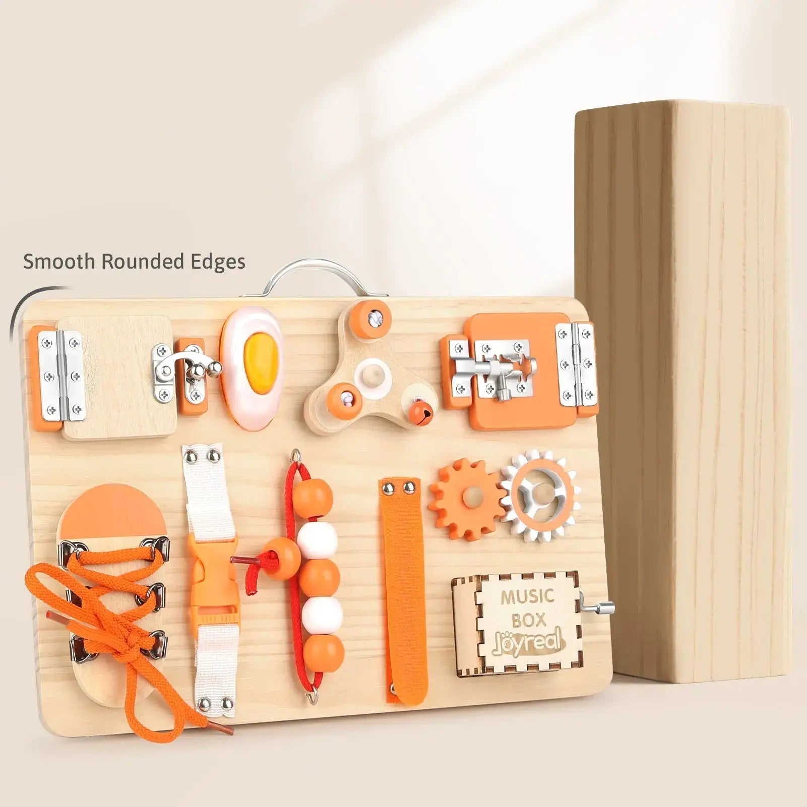Montessori Sensory Busy Board for Toddlers