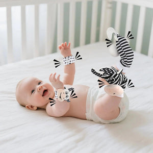 Black & White Sensory Toys for Newborns 0-6M
