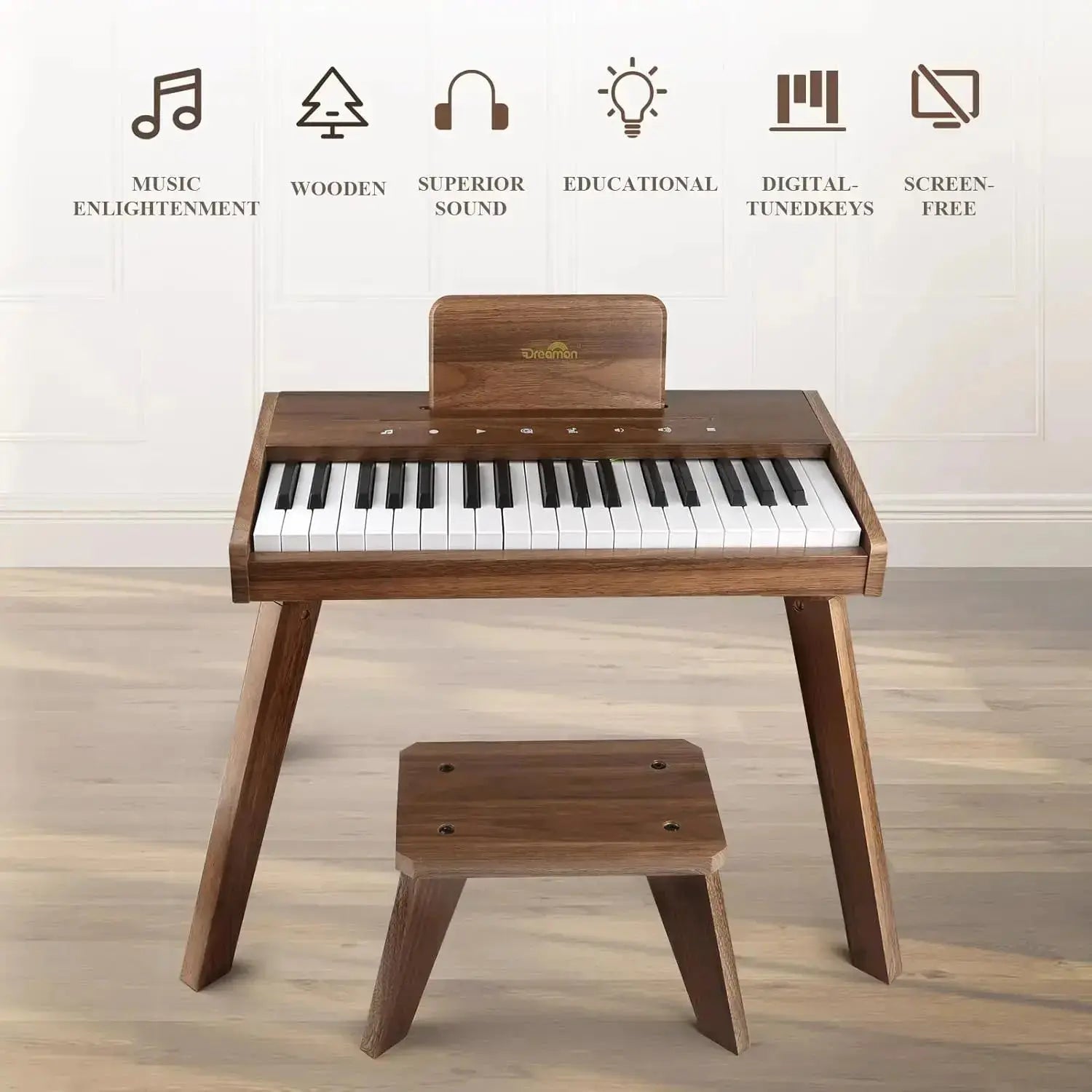 Digital Piano Keyboard Music for Kids 3+